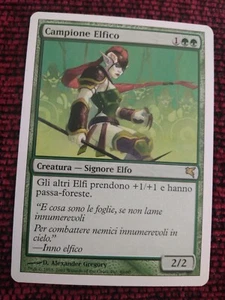MTG ELVISH CHAMPION (Champione Elfico) VERY RARE ITALIAN SALVAT-HACHETTE 2007 - Picture 1 of 9