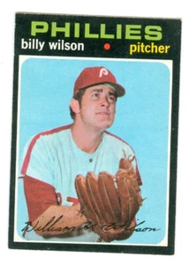 1971 O-PEE-CHEE # 192 BILLY WILSON NR MIN T MINT CENTERED  90 CENTS SHIPPING * - Picture 1 of 4
