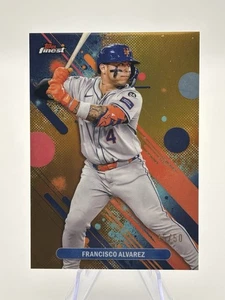 2025 Topps Finest #6 Francisco Alvarez Gold Refractor 45/50 - Picture 1 of 2