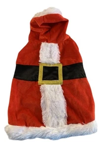Vibrante Disfraz con Capucha Papá Noel Perro o Gato Talla Natural XXS Vacaciones/Navidad - Imagen 1 de 6