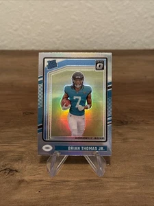 2024 Panini Donruss Optic - Rated Rookie Brian Thomas Jr. #214 Holo Prizm (RC) - Picture 1 of 2