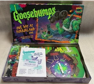 Goosebumps One Day At Horrorland Board Game 100% Complete Vintage 1996 VGC - Picture 1 of 4