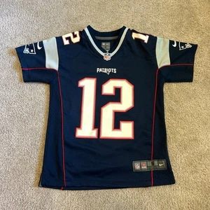 Tom Brady New England Patriots Nike Youth Size Small NFL Football Jersey Size S - Picture 1 of 7