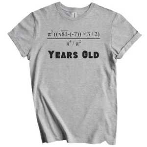 50 Years Old Math Equation 50th Birthday Funny T-Shirt - 50th Birthday Gift - Picture 1 of 4