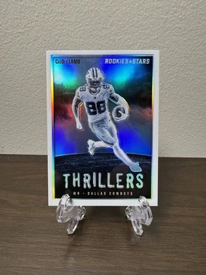 CeeDee Lamb 2023 Panini Rookies & Stars #TH-9 White Thrillers 104/149 - Image 1 of 2