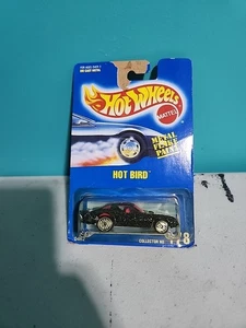 HOT WHEELS BLUE CARD COLLECTOR # 178 BLACK GLITTER HOT BIRD FIREBIRD - Bild 1 von 3