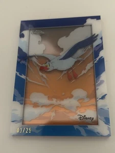 2025 Topps Chrome Disney Shadow Box Air Orange Refractor Scuttle SSP /25 Air - Bild 1 von 6