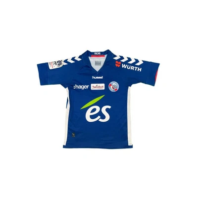 Maillot football vintage RC Strasbourg Alsace #7 Sacko domicile saison 2017-2018 - Photo 1/4