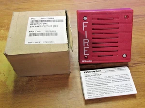 NIB SIMPLEX FIRE ALARM SPEAKER HORN 25V, 400-4000A, CAT# 4902-9703 .. UO-87 - Picture 1 of 5