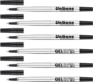Unibene Parker Compatible Rollerball Refill 6 6 Count (Pack of 1), Black - Picture 1 of 6