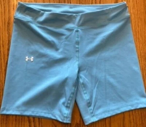 Girl Youth XL Turquois Under Armour motion bike shorts BRAND NEW WITH TAGS - Picture 1 of 4