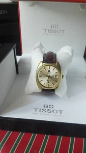 TISSOT Seastar Automatico Vintage Placcato Oro 20 mcr -'70 - Foto 1 di 11