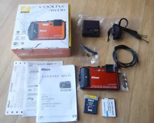 Nikon Coolpix AW130 16.0 Mega Pixels 5x Optical Zoom Compact Digital Camera JP - Picture 1 of 6