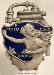 MOTO CLUB TORINO DISTINTIVO LIBERTY PER ASSOCIATI - Picture 1 of 2