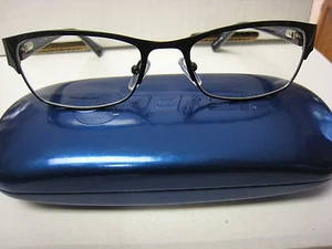 DEBRA VALENCIA Eyeglass Frames 804V   BLACK  50-17-135 With  Case New  - Picture 1 of 1