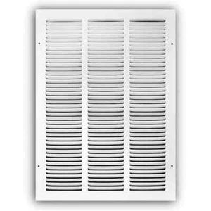14" x 20" White Steel Return Air Grille: Durable HVAC Ventilation System Cover - Picture 1 of 1