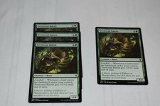 Magic card: 4x Territorial Baloth, Green Common Creature, BATTLE FOR ZENDIKAR