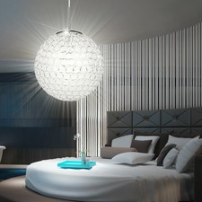 Design Pendel Leuchte Kristall Kugel Küchen Tisch Beleuchtung Decken Hänge Lampe
