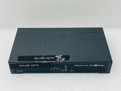 Planet VC-234 Router DSL Modem 4-Port Switch / OHNE A/C ADAPTER / GEBRAUCHT - Bild 1 von 4