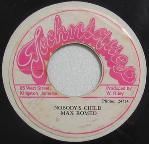 Max Romeo 45rpm Techniques Nobody's Child / Version (Jamaika) Reggae - Bild 1 von 2