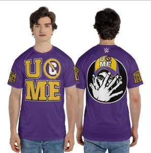 John Cena U Can't See Me Purple AOP 3D T-Shirt - Picture 1 of 4