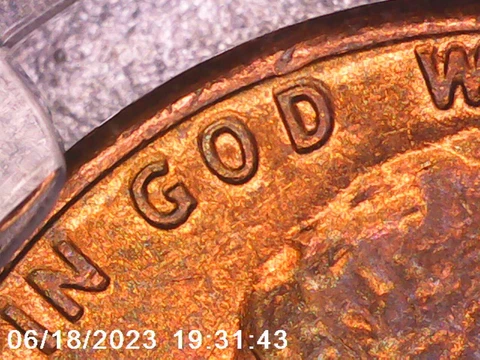 1974-S DDO Lincoln Penny, Red Brown color Cover