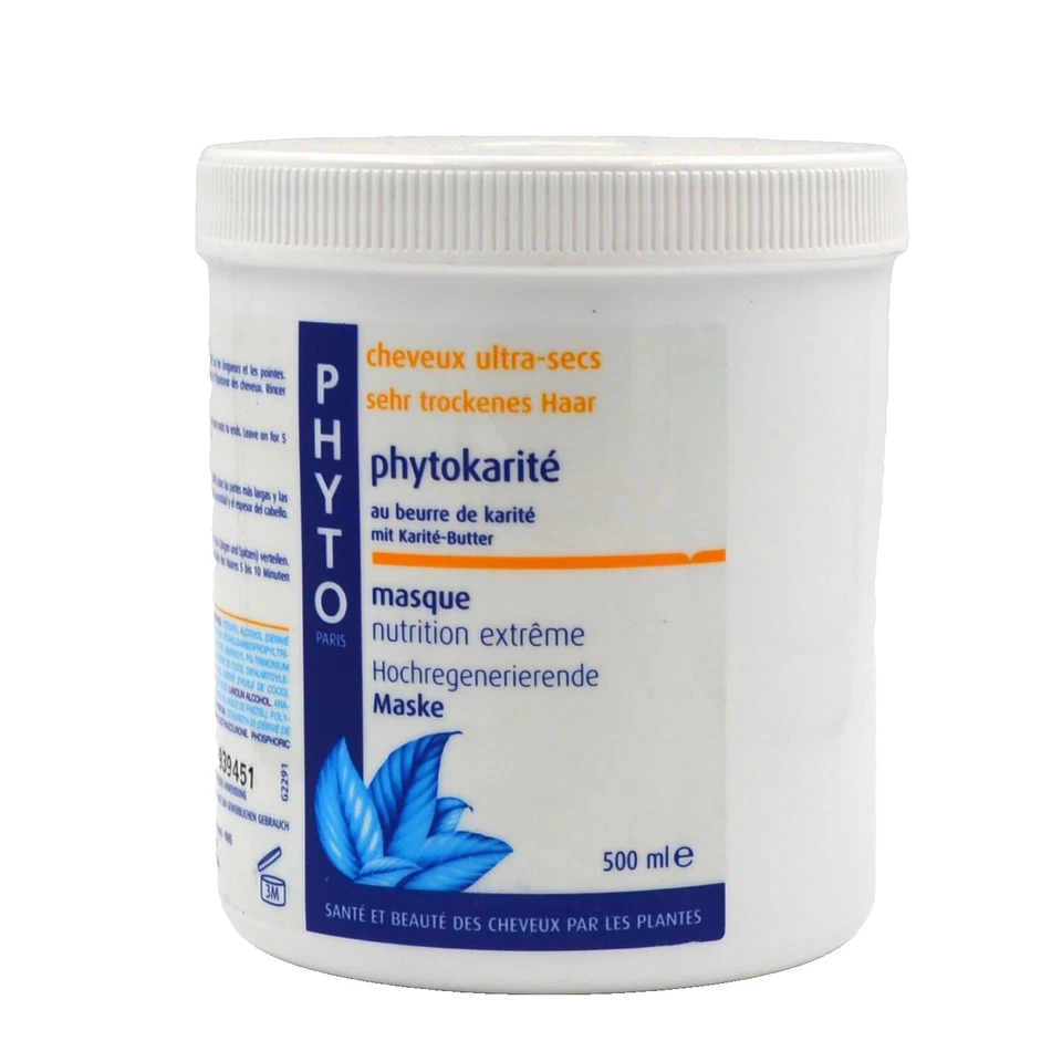 Phyto Phytokarite Mascarilla Ultra Nutritiva con Manteca de Karité Cabello Ultra Seco 16.9 fl. Foto 1 de 1