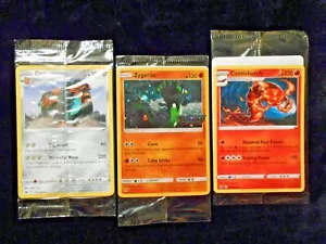 3 carte promozionali Pokémon sigillate leggendario Holo Zygarde non Copperajah & Centiskorch - Foto 1 di 10