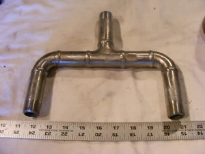 Ajuste en T de acero inoxidable 304 con extremo roscado macho de 3/4" ver fotos - Imagen 1 de 6