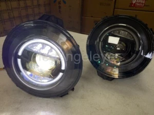LED Front lamps For Benz W463 LED Head Lights 2007-2017 year black housing - Picture 1 of 9