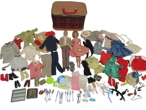 RAR! RIESIGES KONVOLUT Vintage 60er Jahre rote Haare JAPAN Barbie Ken Puppe Kleidung Schuhe - Bild 1 von 24
