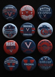 Virginia Cavaliers - 2019 National Champs - 1 1/2" Magnet Set (Set of 12) - Picture 1 of 2