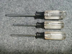 Lot of 3 Craftsman Torx Drivers T-15, T-20, T-25 Made In The U.S.A - Picture 1 of 8