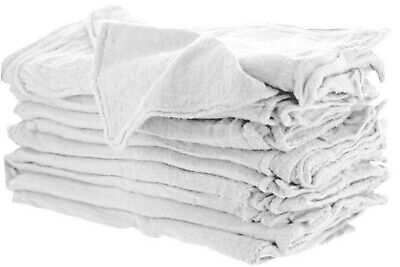100 Industrial Shop Rags / Cleaning Towels White • 29.99$
