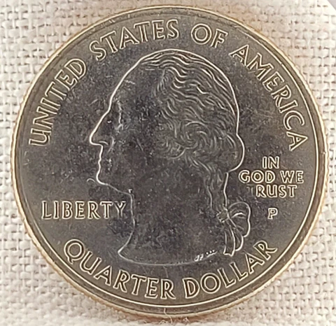 2005-P Kansas State Quarter "IN GOD WE RUST" Strike Through Grease Error Cover