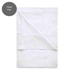Dip & Doze 100% Organic Cotton Perfect Flat Sheet Luxury Bedding (USED) Fair - Picture 1 of 2