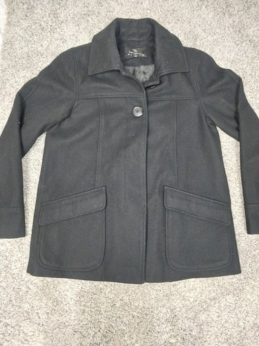 VETEMENTS Giacca vintage da donna Collection by Gallery taglia small 60% bottone lana nera ottime condizioni