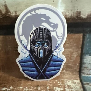 Mortal kombat sticker sub zero logo skate cell laptop bumper vinyl decal iPad - Picture 1 of 4