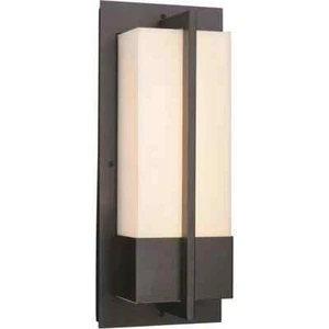 Trans Globe Lighting LED-50151-BK Venue LED 16 inch Black Outdoor Wall Sconce - Picture 1 of 1
