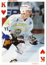 1999-00 Finnish Cardset Aces High Playing Card #51 Saku Koivu