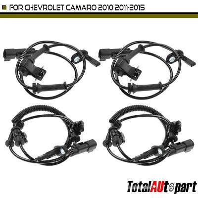 4x Sensor de velocidad de rueda ABS para Chevrolet Camaro 2010-2015 delantero y trasero 9219862 Foto 1 de 4