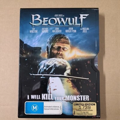 Beowulf - Limited Edition Steel Casing (DVD, 2008) Region 4  Ray Winstone - Image 1 of 4