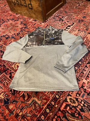 Under Armour Mossy Roble Pato Ciervo Ciego Árbol Soporte Camuflaje 1/4 Cremallera Jersey M Chaqueta Foto 1 de 4