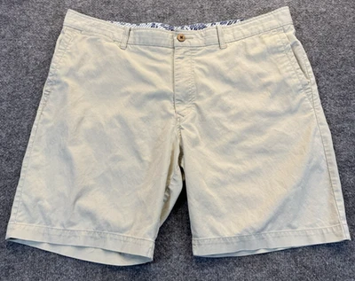 Pantalones Cortos Chinos Tommy Bahama Para Hombre Talla 40 Caqui Elastizados Mezcla Lyocell Algodón Foto 1 de 4