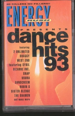 Various Artists Energy Rush Presents: Dance Hits 93 cassette UK Dino - Image 1 of 2
