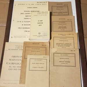1 manual aleatorio vintage de la Segunda Guerra Mundial - Departamento de guerra de la era de la guerra de Vietnam o Departamento del ejército - Imagen 1 de 2