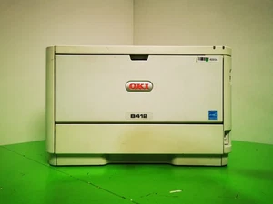 OKI B412 Monochrome Laser Printer - USB/Ethernet - 153037 Page Count - Picture 1 of 11