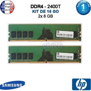 KIT de 16 Go (2x 8 GB) Mémoire RAM HP-HYNIX 8GO DDR4 2400T Non-ECC Z405 - Imagen 1 de 2