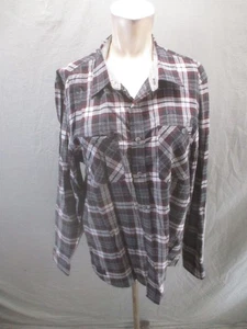 OAKLEY Size M Mens Plaid 100% Cotton Button Up Long Sleeve Flannel Shirt 732 - Picture 1 of 9