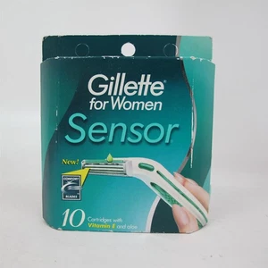 Gilette for Women SENSOR 10 Cartridges Sealed VTG - Picture 1 of 2